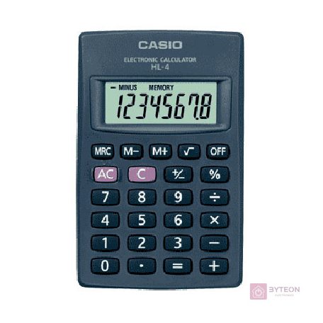 Számológép zseb CASIO HL-4 8 digit