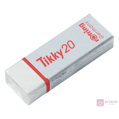 Radír ROTRING Tikky 20 papírtokos 64x12x22mm fehér