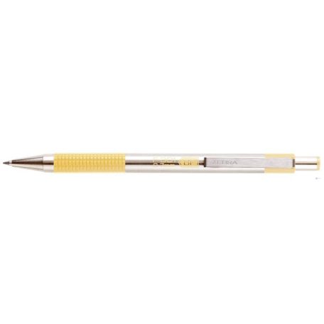 Golyóstoll ZEBRA F-301 pasztell sárga