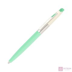   Golyóstoll ICO 70 nyomógombos pasztell zöld tolltest 0,8mm kék írásszín