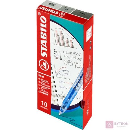 Golyóstoll STABILO Liner 308 piros