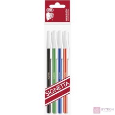 Golyóstoll ICO Signetta 0,7 4db-os készlet