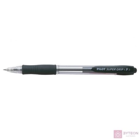 Golyóstoll PILOT Super Grip Ball Point Pen Fine nyomógombos fekete