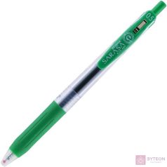 Zseléstoll  ZEBRA Sarasa Clip nyomógombos  0,5 mm zöld