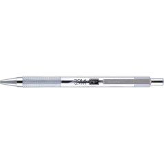 Golyóstoll  ZEBRA F-301A 0,7 mm ezüst