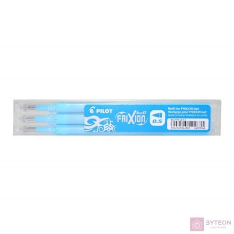 Tollbetét roller PILOT Frixion Clicker/Ball radírozható 0,25 mm világoskék 3 db/csomag