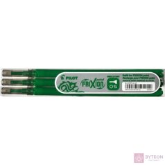   Tollbetét roller PILOT Frixion Clicker/Ball radírozható 0,25 mm zöld 3 db/csomag