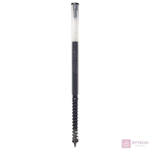 Tollbetét golyós ZEBRA F fekete 0,7 mm