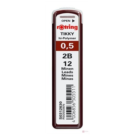 Grafitbél ROTRING 0,5mm 2B