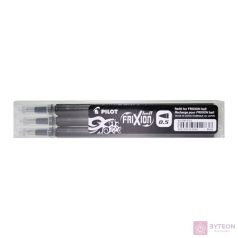   Tollbetét roller PILOT Frixion Clicker/Ball radírozható 0,25 mm fekete 3 db/csomag