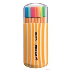 Tűfilc STABILO Point 88 Zebrui 20db-os készlet (15+5)