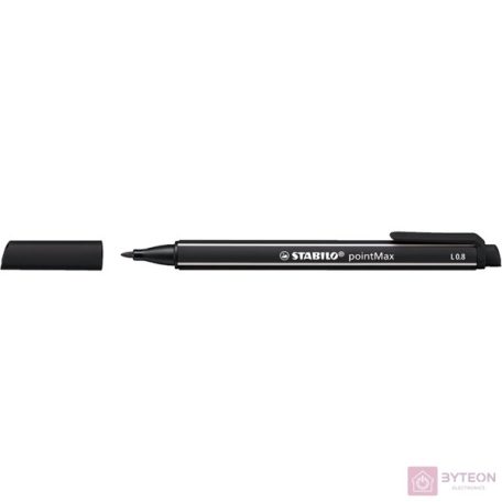 Filctoll STABILO PointMax 0.8 fekete