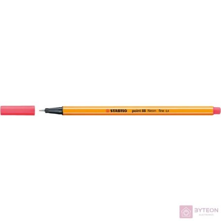 Tűfilc STABILO Point 88 neon piros