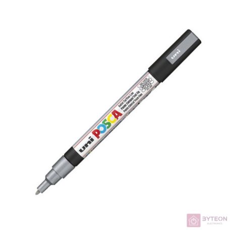 Filctoll UNI Posca PC-3M ezüst