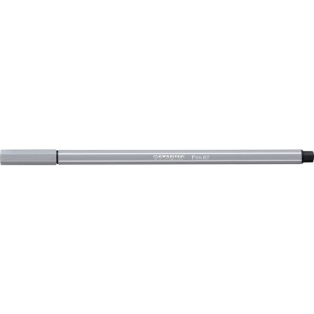 Filctoll STABILO Pen 68 közép szürke