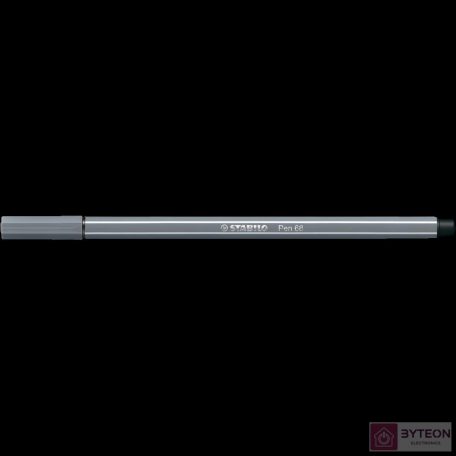 Filctoll STABILO Pen 68 sötét szürke