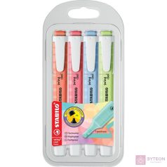   Szövegkiemelő STABILO Swing Cool pasztell N-K-P-Z  4 db/készlet