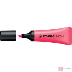 Szövegkiemelő STABILO neon rózsa