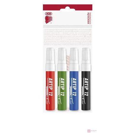 Flipchart marker ICO Artip 12 vágott 1-4mm 4db-os készlet