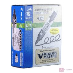 Táblamarker PILOT V-Board Master kerek fekete