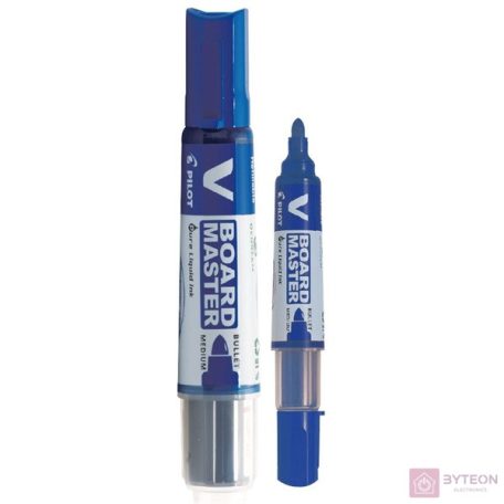 Táblamarker PILOT V-Board Master kerek kék