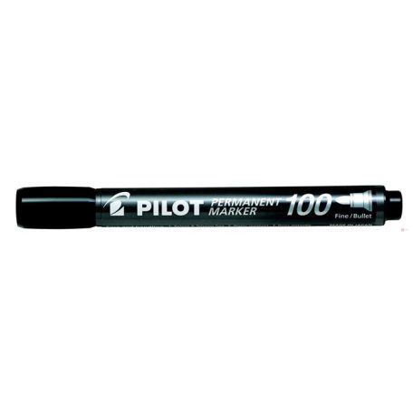 Alkoholos marker PILOT 100 kerek fekete