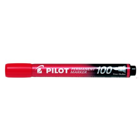 Alkoholos marker PILOT 100 kerek piros