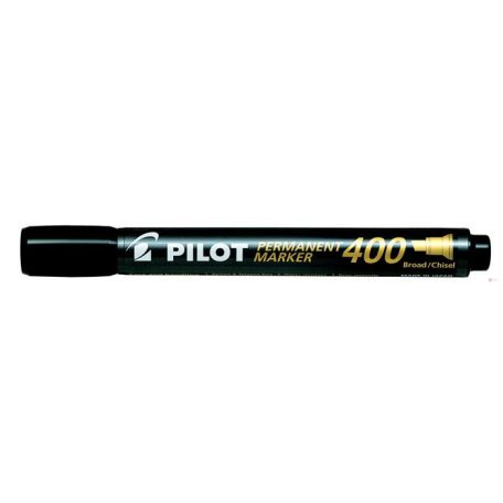 Alkoholos marker PILOT 400 vágott fekete