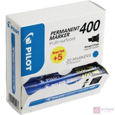 Alkoholos marker PILOT 400 vágott kék