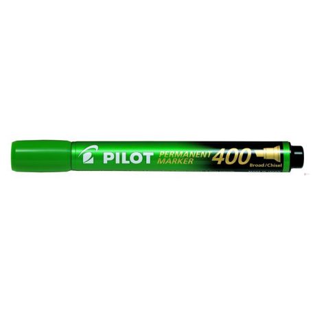 Alkoholos marker PILOT 400 vágott zöld