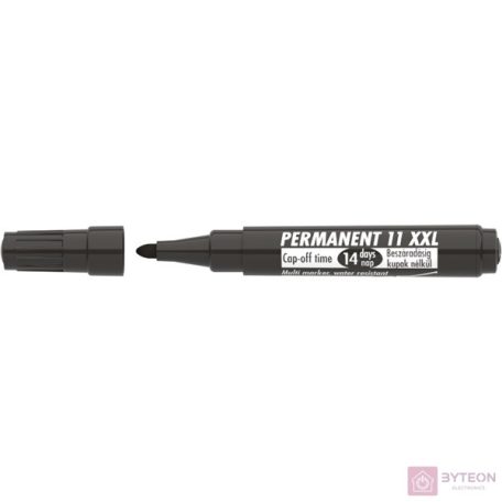 Alkoholos marker ICO Permanent 11 XXL fekete