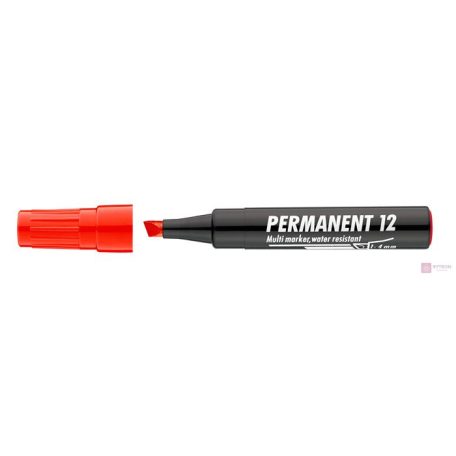 Alkoholos marker ICO Permanent 12 piros