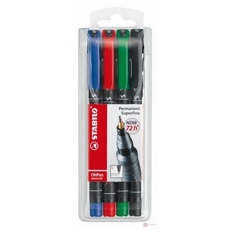 Alkoholos marker STABILO 841 S 4db-os készlet