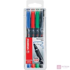 Alkoholos marker STABILO 842 F 4db-os készlet