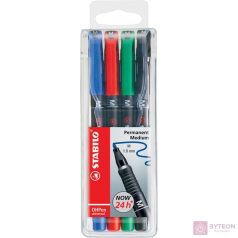 Alkoholos marker STABILO 843 M 4db-os készlet