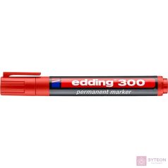 Alkoholos marker EDDING 300 kerek piros