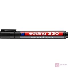 Alkoholos marker EDDING 330 vágott fekete
