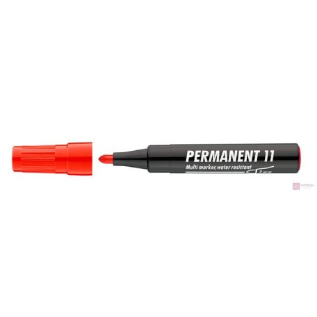 Alkoholos marker ICO Permanent 11 piros