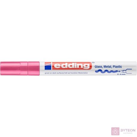 Lakkmarker EDDING 750 2-4mm rózsa