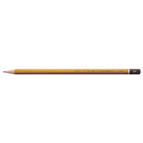 Grafitceruza KOH-I-NOOR 1500 2B hatszögletű