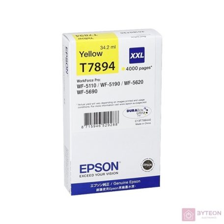 Epson T7894 XXL - Sárga