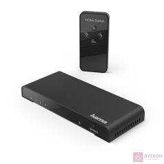 HDMI elosztó HAMA 3 állású 4K + távirányítóval