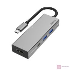 Elosztó HUB HAMA USB Type-C + 2xUSB 3.1/HDMI/USB Type-C