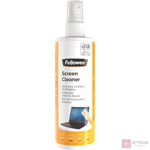 Tisztítófolyadék képernyőhöz FELLOWES pumpás 250 ml