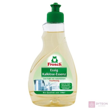 Vízkőoldő FROSCH háztartási gépekhez ecetes környezetbarát 300ml