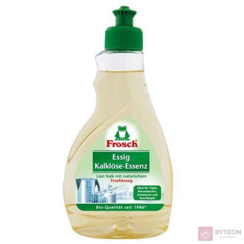 Vízkőoldő FROSCH háztartási gépekhez ecetes környezetbarát 300ml