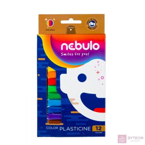 Gyurma NEBULO színes 12 színű készlet 200 gr