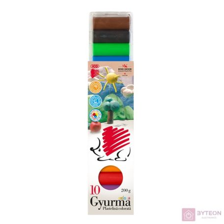 Gyurma ICO Süni színes 200 gr