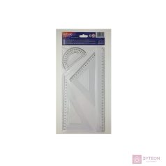 Vonalzókészlet NEBULO 30cm vonalzóval 4 db-os