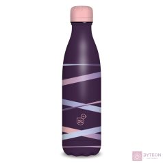 Kulacs duplafalú ARS UNA fém BPA-mentes 500 ml Ribbon lila